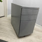 Grey Slimline 3 drawer Office Pedestal