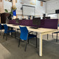 Four person Herman Miller Pod Bench Desk with divider - 320cm x 160cm