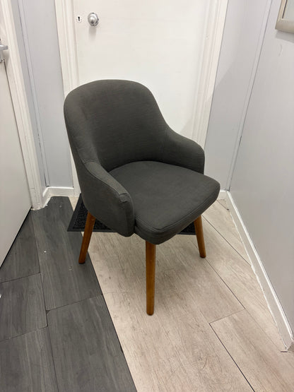 Used  Dining Chair Grey Stick leg