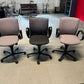 Deep Purple and Black Swivel Office Chair