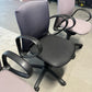 Deep Purple and Black Swivel Office Chair