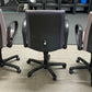 Deep Purple and Black Swivel Office Chair