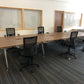 Walnut, 6 Pod Office Call centre Desks