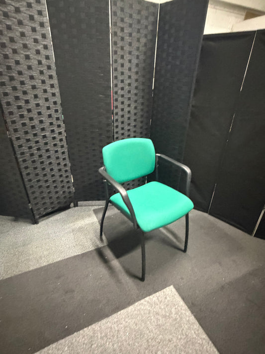 Used meeting chairs - Dark green