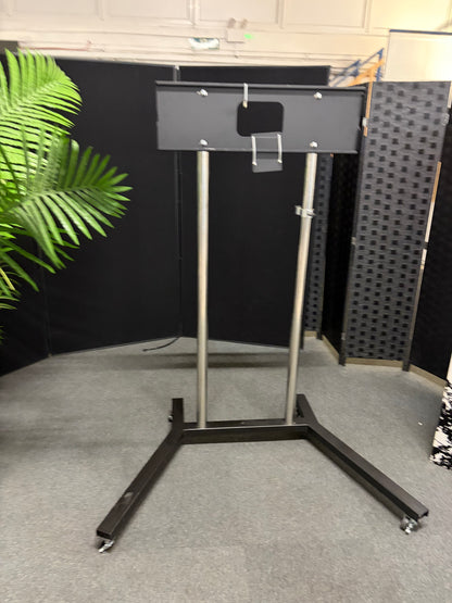 Pre-owned TV stand shelving mobile Black