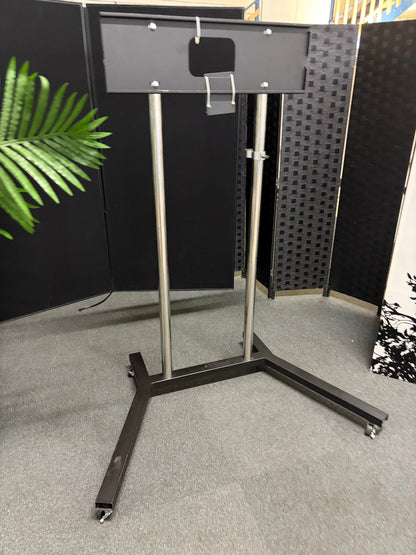 Pre-owned TV stand shelving mobile Black