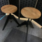 Set of 2 Screw Stools