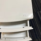 White Metal 3 Drawer Cabinet
