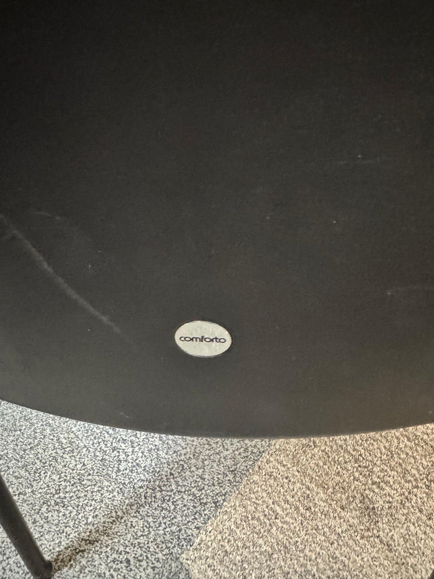 Used Dark Grey Stick Chair by Comforto