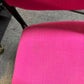 Pink Reception Area Stick Chair, upholstered