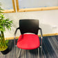 Red Cantilever Office chair for meeting rooms and training centres