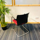 Red Cantilever Office chair for meeting rooms and training centres