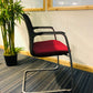Red Cantilever Office chair for meeting rooms and training centres