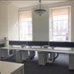 Used White Six Person Office Pod Style Desk by Herman Miller (Table top: 140cm x 80cm)