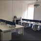 Used White Six Person Office Pod Style Desk by Herman Miller (Table top: 140cm x 80cm)