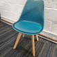 Moulded Coloured Dining Chair by Mmilo Eiffel Style with Plastic Padded Seat