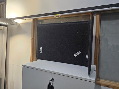 Grey Office Desk Divider Screen Partition 81cm x 30cm H:55.5cm