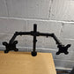 Black Double Monitor Arm clamp