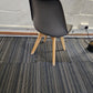 Moulded Coloured Dining Chair by Mmilo Eiffel Style with Plastic Padded Seat