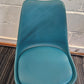 Moulded Coloured Dining Chair by Mmilo Eiffel Style with Plastic Padded Seat