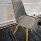 Moulded Coloured Dining Chair by Mmilo Eiffel Style with Plastic Padded Seat