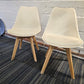 Set of 2  Eiffel Style Dining Chairs