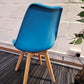 Moulded Coloured Dining Chair by Mmilo Eiffel Style with Plastic Padded Seat