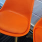 Moulded Coloured Dining Chair by Mmilo Eiffel Style with Plastic Padded Seat