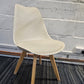 Eiffel Style Plastic Dining Chairs in White by Mmilo