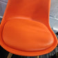 Moulded Coloured Dining Chair by Mmilo Eiffel Style with Plastic Padded Seat