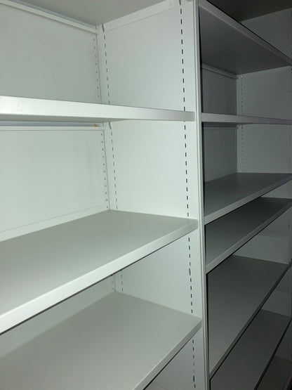 Mobile Shelving Units system (5 bays, 8 tiers) hand wheel operated