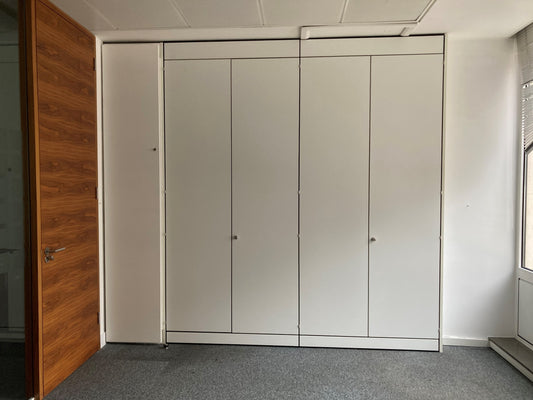 4 door tall double-door office cupboards