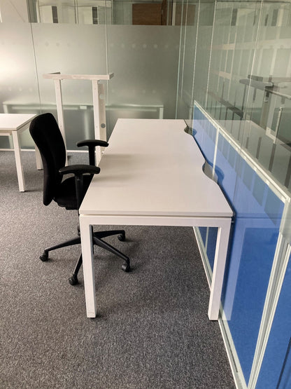 2 seater series bench desk, 240cm x 80cm