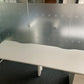 White 2 seater Pod desk in white 220cm x 80cm