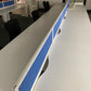White 10-seater office bench desk