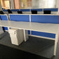 2 seater series bench desk, 240cm x 80cm