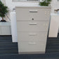 KINNARPS Pale Grey 4 DRAWER LATERAL FILING CABINET