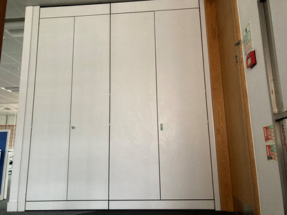 4 door tall double-door office cupboards W240cm H270cm D47cm