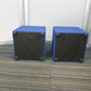 Blue Cube Reception Stool