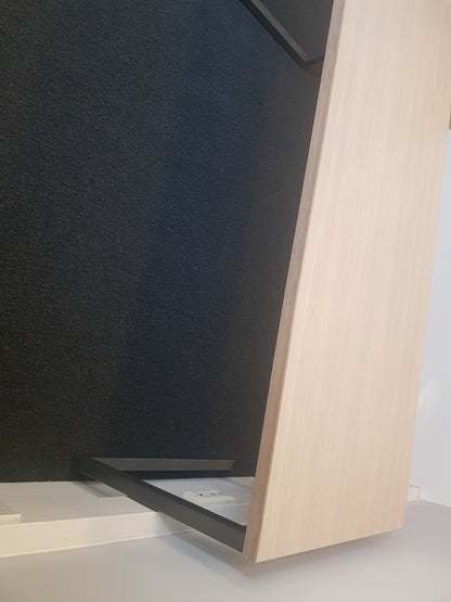 2000mm x  900mm Meeting table in light walnut (200cm x 90cm)