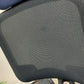 Blue Armless Mesh back office swivel chair