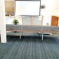 Used Extra large 6 Seater Office Bench,  Dark Walnut Wood Finish, 540cm x 160cm