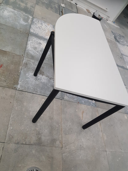 white senator folding foldable table desk extension 