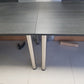 Leg framework chrome of large beauty salon reception desk