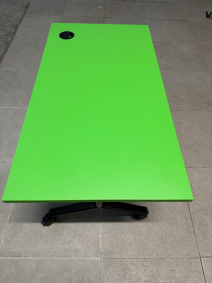 Verco  Folding Colour Office Table Mobile conference Dark Green Desk  120cm x 65cm