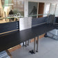 Black front desk furniture