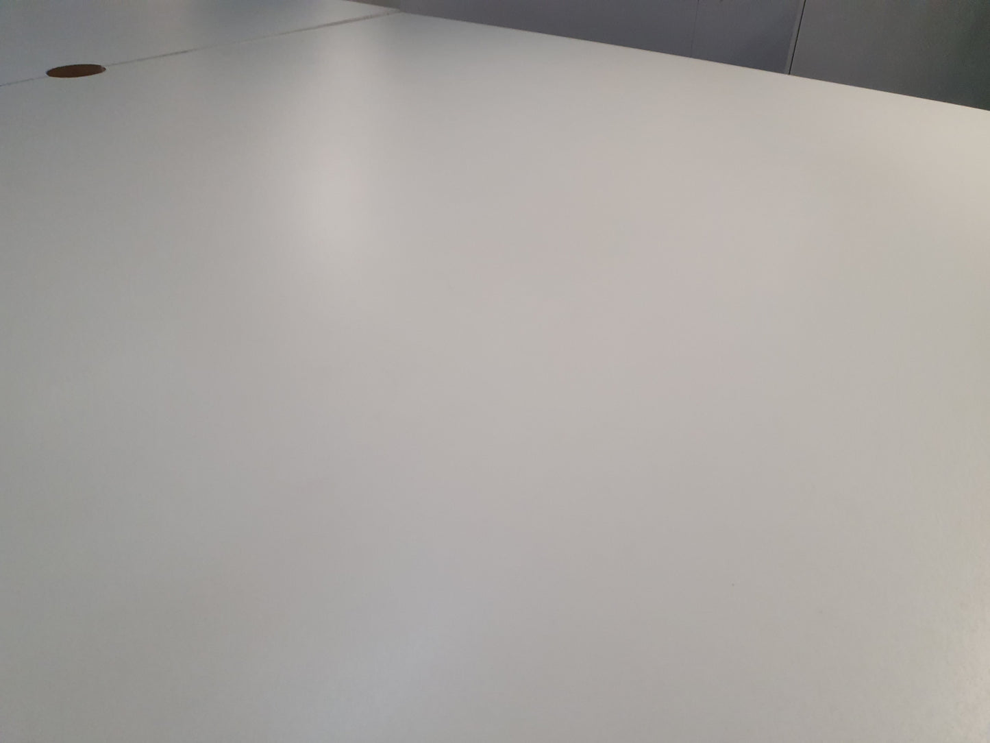 Tabletop of Large Boardroom table in white