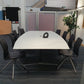 8 seater boardroom table,  meeting chairs