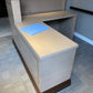 Used Second Hand L shaped Corner Left Return Reception Desk  H=120cm W=169cm L= 151cm