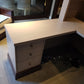 Used Second Hand L shaped Corner Left Return Reception Desk  H=120cm W=169cm L= 151cm